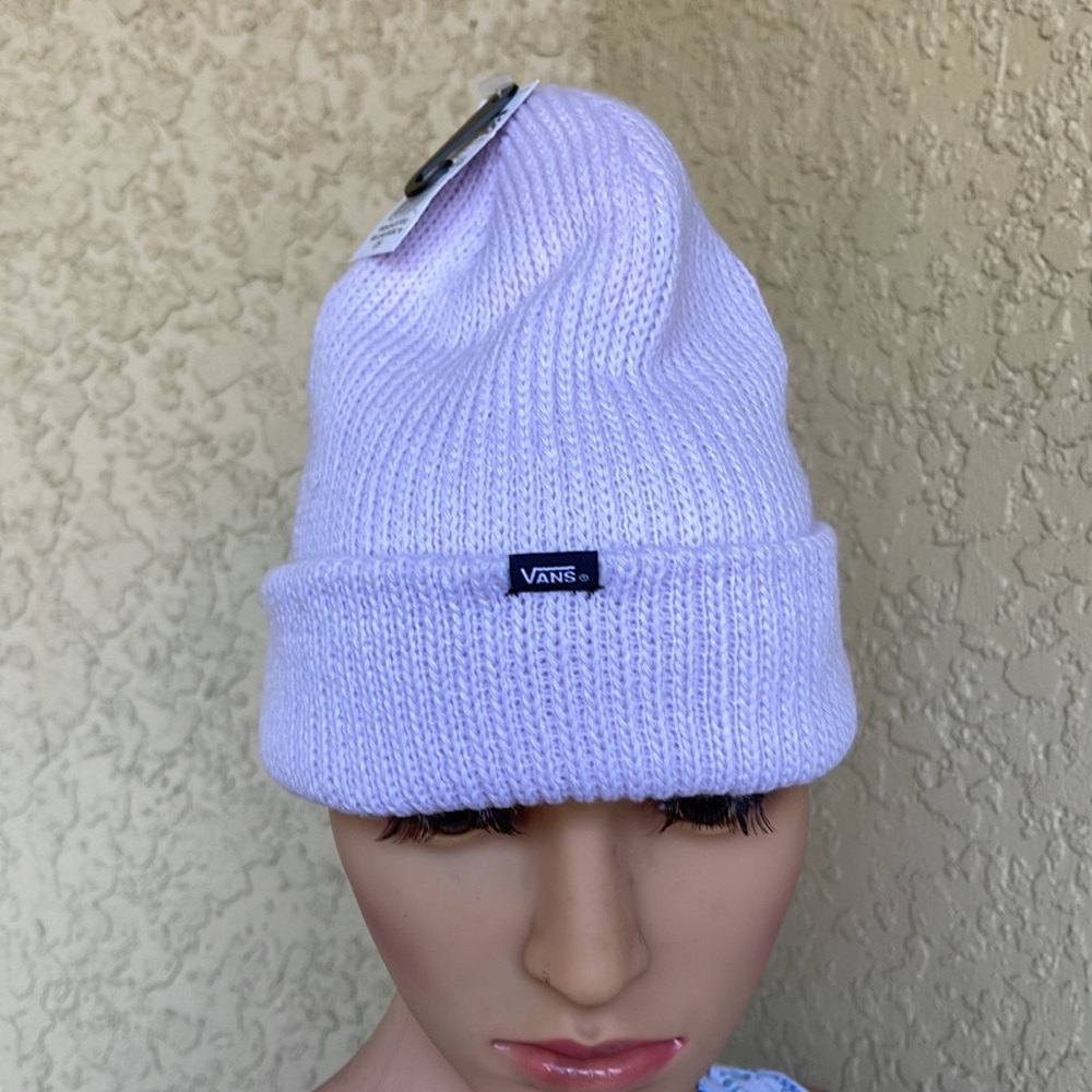 VANS CORE BASIC LIGHT LILAC LAVANDER FOG BEANIE - Picture 12 of 16